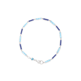 Blu Scarpa Two Tone Bar Bracelet 14K white gold