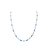 Blu Scarpa Two Tone Bar Necklace sterling silver