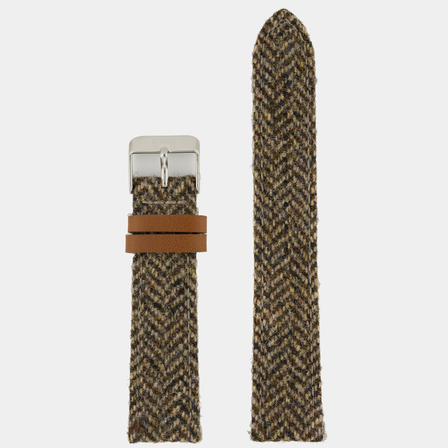 Twill Leather Strap - Beige - Quick Change System